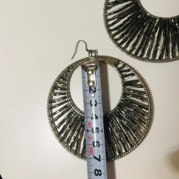 Free with purchase Arden B Sparkly Hoop Eaarings - Picture 2 of 5